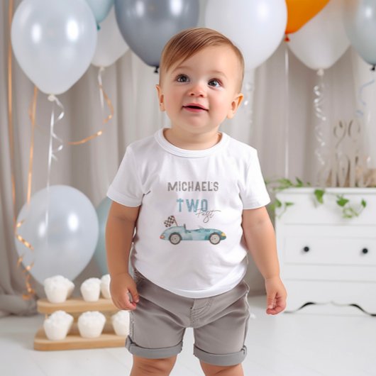 Charmante Race Auto Verjaardag Kinder Shirts