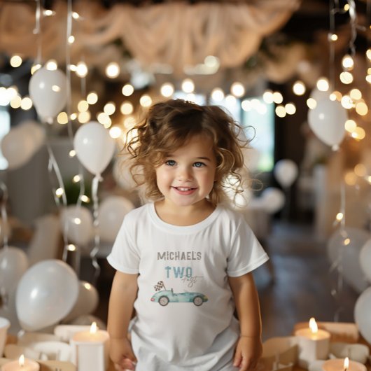 Charmante Race Auto Verjaardag Kinder Shirts