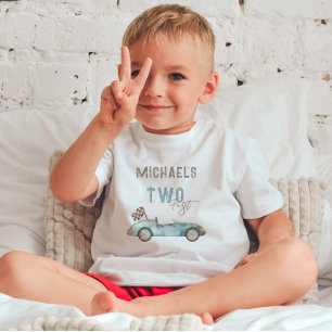 Charmante Race Auto Verjaardag Kinder Shirts