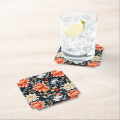 Charmante Ranya Floral Pattern-65293 Kartonnen Onderzetters (Insitu)