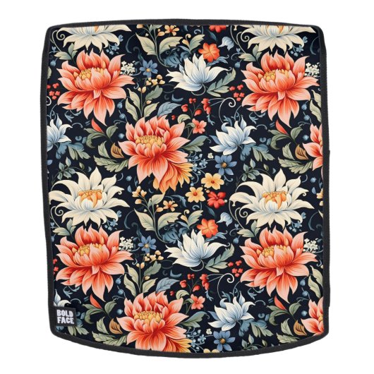 Charmante Ranya Floral Pattern-65293 Rugtassen (Verwijderbaar gezicht)