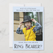 Charmante Ring Drager Voorstel Fotokaart Kaart (Voorkant)