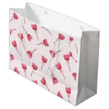 Charmante rode boog patroon Sleutelhanger