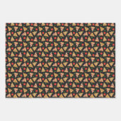 Charmante rode gingham pizza patronen inpakpapier vel (Voorkant)