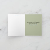 Charmante Romantische Kerst Kaart met Uilen (Binnen)