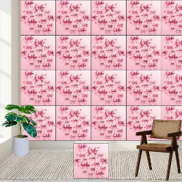 Charmante Roze Bogen & Glitter Dream Behang