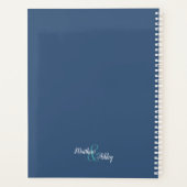 Charmante Roze Kaketoe Fun Heart Hands Wedding Planner (Achterkant)