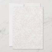 Charmante roze Magnolia bruiloft uitnodiging (Achterkant)