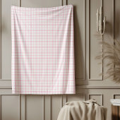 Charmante Roze Plaid Deken Gingham Check Design