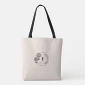 Charmante Roze Rose Maid of Honor Canvas tas (Achterkant)