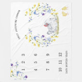 Charmante rustieke boerderij | Baby Mijlpaaldeken Fleece Deken (Voorkant)