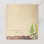 Charmante rustieke bos Natuur geïnspireerd Plaatskaartje (Buitenkant ongevouwen)