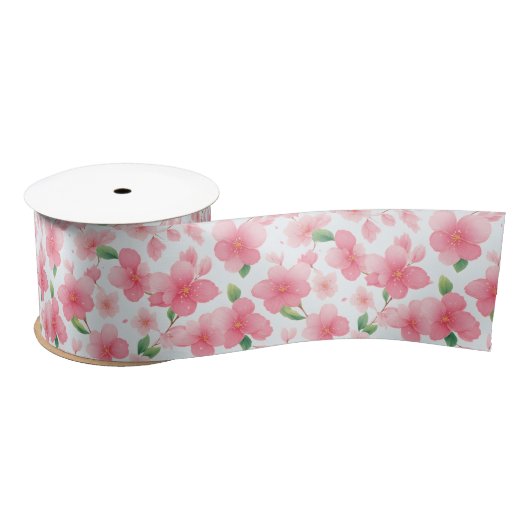 Charmante Sakura Blossom voor geschenken en ambach Satijnen Lint (Spoel)