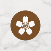 Charmante Sakura in Chocolade Tafel Confetti (Kleine voorkant)
