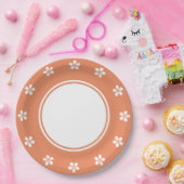 Charmante Sakura in Coral Paper Bord (Feest)