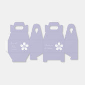Charmante Sakura in Lavendel Favor Box Bedankdoosjes (Uitgevouwen)