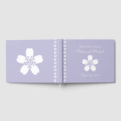 Charmante Sakura in Lavendel Gastenboek (Volledig)