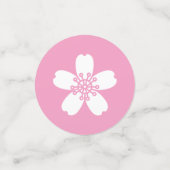 Charmante Sakura in Petal Roze Tafel Confetti (Kleine voorkant)