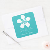 Charmante Sakura in Turquoise Sticker (Envelop)