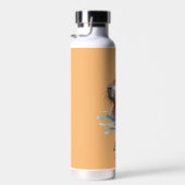 Charmante Schattigee Capybara met Oranje en Kinder Waterfles (Rechts)