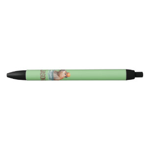Charmante Schattigee Capybara met Oranje en Kinder Zwarte Inkt Pen