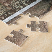 Charmante schilderachtige Cape Cod Blauwe Fietsblo Legpuzzel (Zijkant)