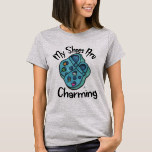 Charmante Schoenen Collectible Cartoon Art Fun T-shirt