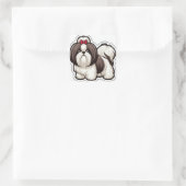 Charmante Shih Tzu Sticker (Tas)