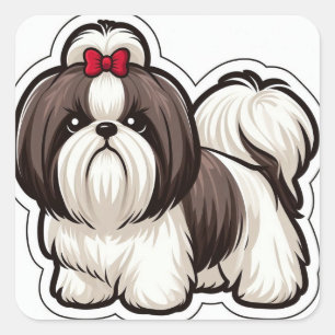 Charmante Shih Tzu Sticker