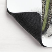 Charmante Slang en Butterfly Love Mousepad Muismat (Hoek)