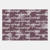 Charmante sneeuwman Waterverf winterbos Inpakpapier Vel (Voorkant 3)