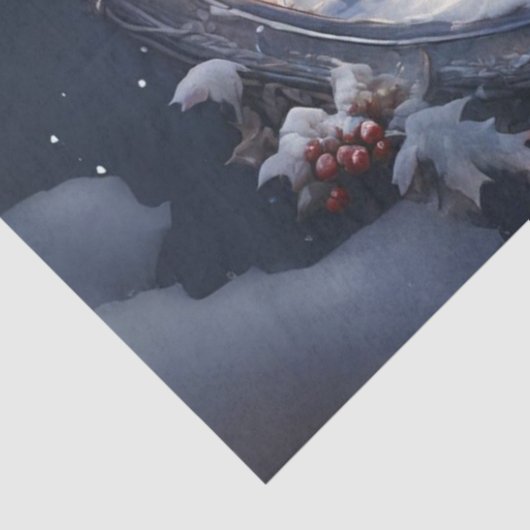 Charmante Snowman Familie Decoupage Craft Paper Tissuepapier (Detail)