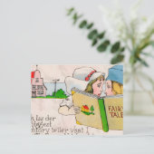 Charmante sprookje illustratie: briefkaart (Staand voorkant)