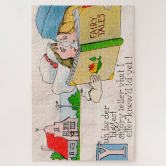 Charmante  sprookje illustratie: legpuzzel