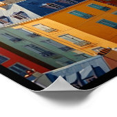 Charmante stad van Parijs Poster (Hoek)