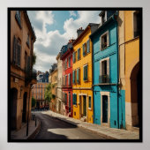 Charmante stad van Parijs Poster (Voorkant)