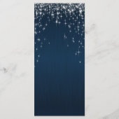 Charmante Star Struck bruiloft - Menu (Achterkant)