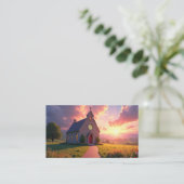 Charmante stenen kerk in Mountain Meadow Visitekaartje (Staand voorkant)