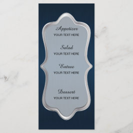 Charmante ster geslagen bruiloft menu