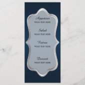 Charmante ster geslagen bruiloft menu (Voorkant)