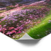 Charmante Stream en Cherry Blossom Poster (Hoek)