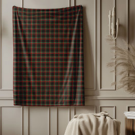 Charmante Tartan Gooi voor Classic Christmas Decor Fleece Deken