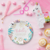 Charmante tropische verjaardag papieren bordje (Feest)