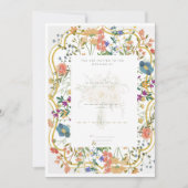 Charmante Trouwkaart met Eenvoud Kaart (Voorkant)