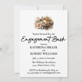 Charmante trouwring, Verloving Bash Kaart