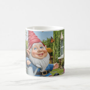 Charmante Tuin Gnome met Watering Can Koffiemok