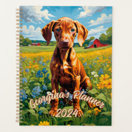 Charmante Vizsla Puppy, op Natuur geïnspireerd Planner