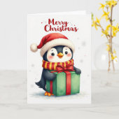 Charmante Vogel Cadeaubon Kaart (Gele Bloem)