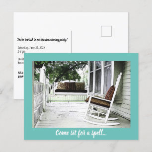 Charmante voordeur  Housewarming Briefkaart