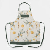 Charmante warme winter feestelijke douane schort (Voorkant)